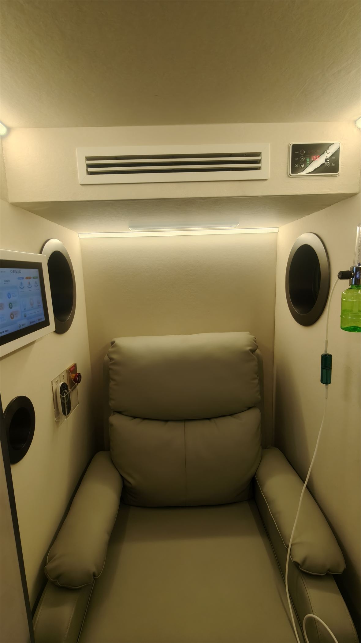 Chamber installed in a community sports park facility
